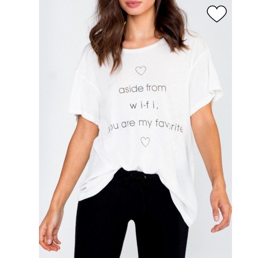 NWT • Wildfox • Manchester Tee Aside From WiFi S